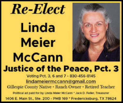 Re-elect Linda Meier McCann